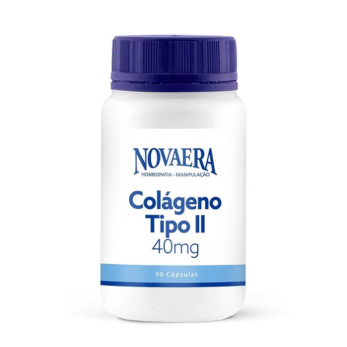 Colágeno Tipo II 40mg 30 Cápsulas