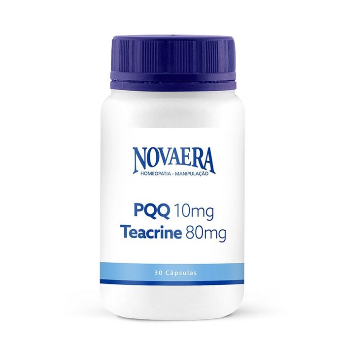 PQQ 10mg + Teacrine 80mg 30 Cápsulas