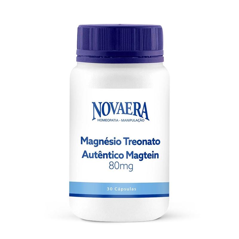 Magnésio Treonato + Autêntico Magtein 500mg 30 Cápsulas